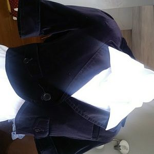Theory short sleeve blazer, velvet like material,